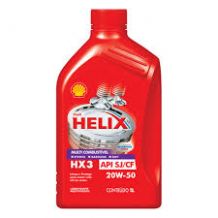 Shell Helix HX3-O óleo para motor Shell Helix HX3 (SJ) oferece ação de limpeza imediata e ajuda a prevenir o acúmulo de sujeira e borra em motores mais velhos. O óleo para motor Shell Helix HX3 previne o acúmulo de sujeira e borra em motores mais velhos.