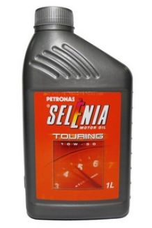Selénia Touring 10w30:  é um óleo lubrificante semissintético desenvolvido para motores a gasolina, etanol e GNV de última geração, dotados de múltiplas válvulas e turbinas, e de elevado desempenho.