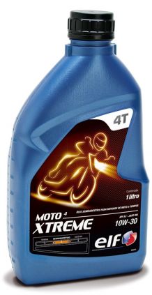 ELF Moto Xtreme 10W30 : faz parte da nova geração de lubrificante semissintético “Fuel Economy”, especialmente desenvolvido para Moto 4T.  Compatível com gasolinas sem chumbo e com catalisadores. Ajuda na redução da emissão de poluentes e o decréscimo sig